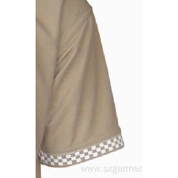 65% polyester 35% cotton man's polo-shirt short sleeve